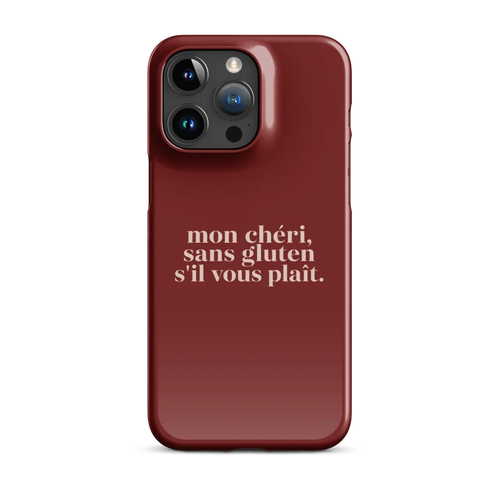 Mon Chéri, Sans Gluten - Slim Case - Dunkelrot