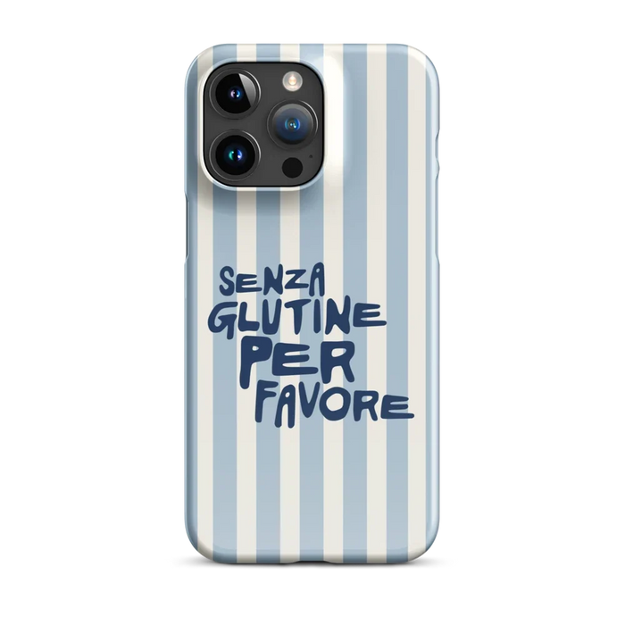 Senza Glutine, Per Favore - Slim Case - Blau