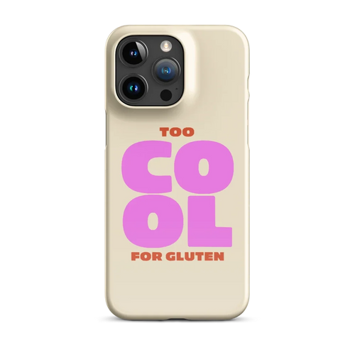 Too Cool For Gluten - Slim Case - Beige