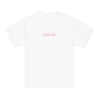 Girl Needs Glutenfree Pizza – Damen Baby Tee
