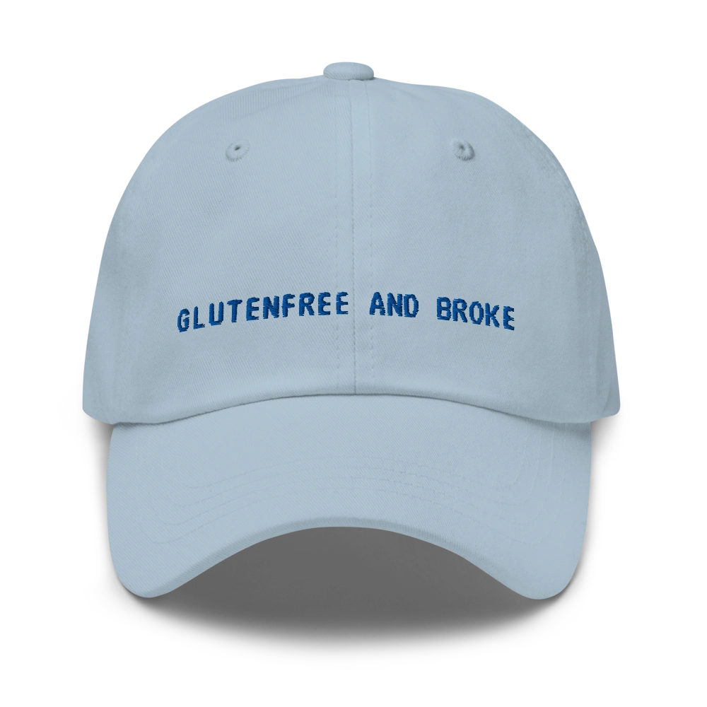 Glutenfree And Broke - Blau - Cap Front