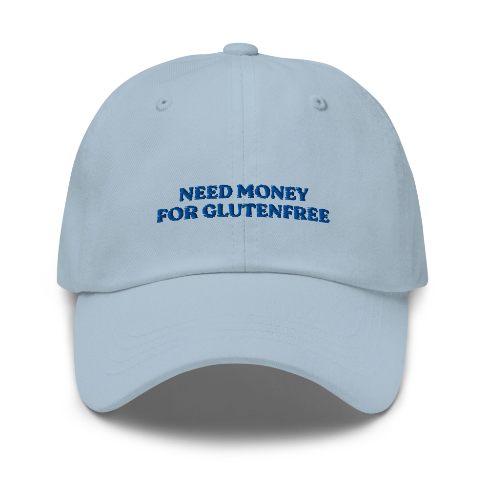 Need Money For Glutenfree - Blau - Cap Front
