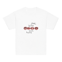 One Bite Will Hurt - Damen Baby Tee