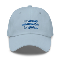 Unavailable For Gluten - Blau - Cap Front
