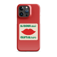 Bisous Oui, Gluten No - Slim Case - Rot