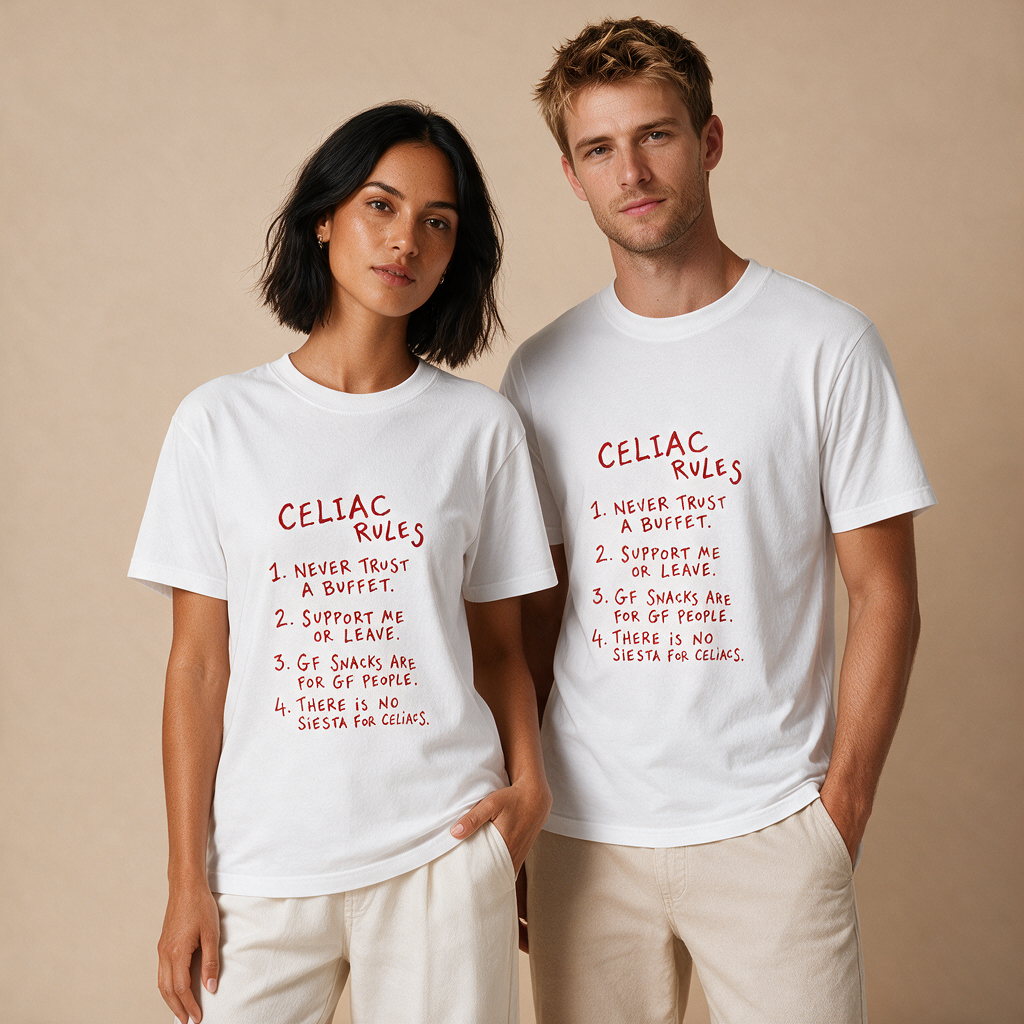Celiac Rules – Unisex Klassisch – Mockup