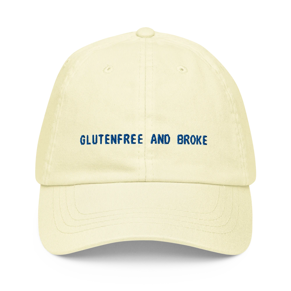 Glutenfree And Broke - Gelb - Cap Front