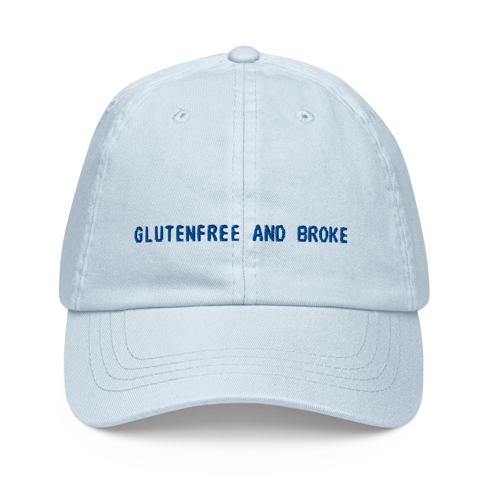 Glutenfree And Broke - Hellblau - Cap Front