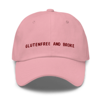 Glutenfree And Broke - Pink - Cap