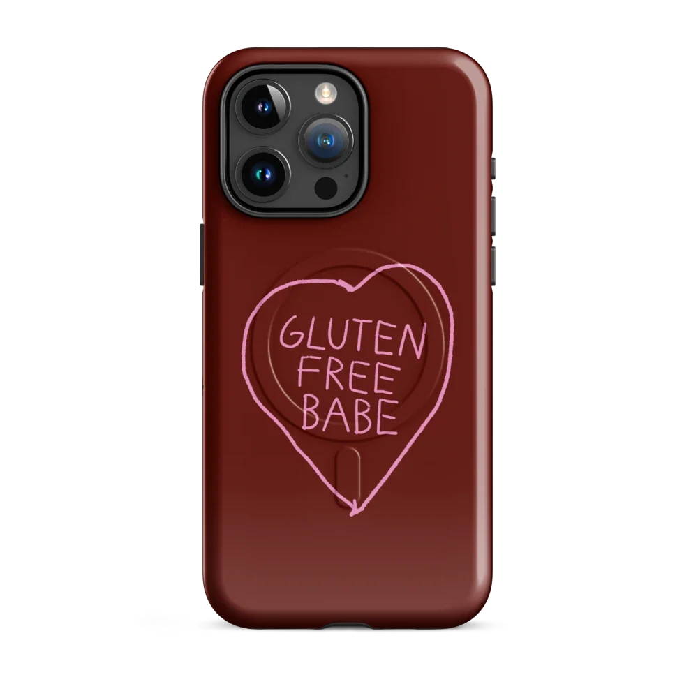 Glutenfree Babe - MagSafe - Dunkelrot