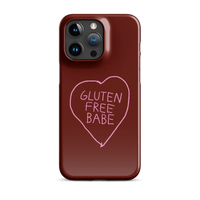 Glutenfree Babe - Slim Case - Dunkelrot