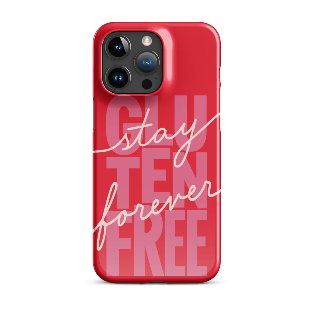 Glutenfree Forever - Slim Case - Rot