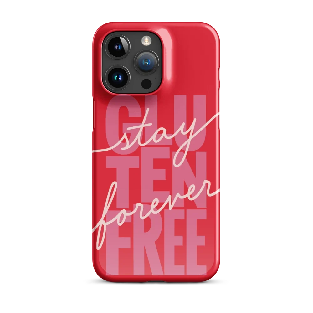 Glutenfree Forever - Slim Case - Rot