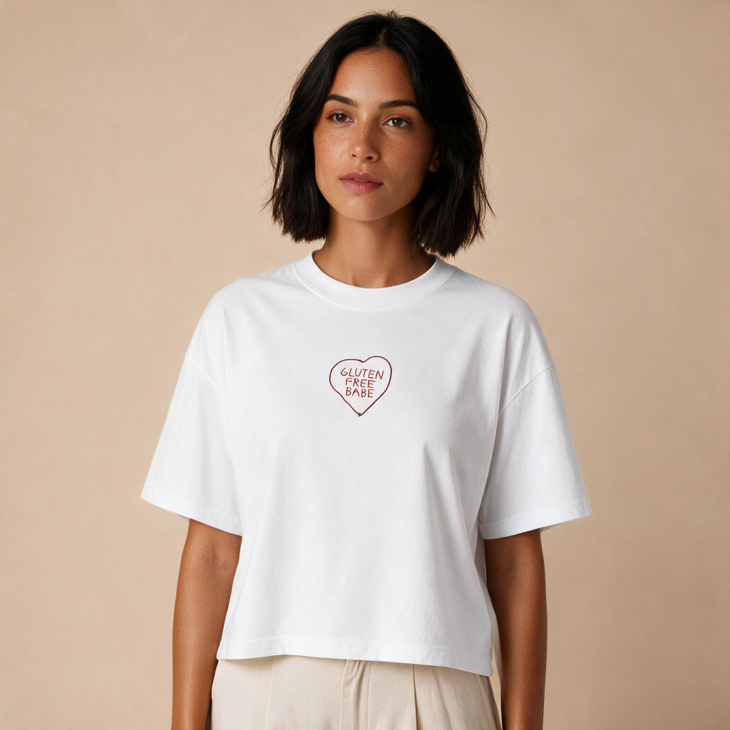 Glutenfree Babe – Damen Boxy Fit – Mockup