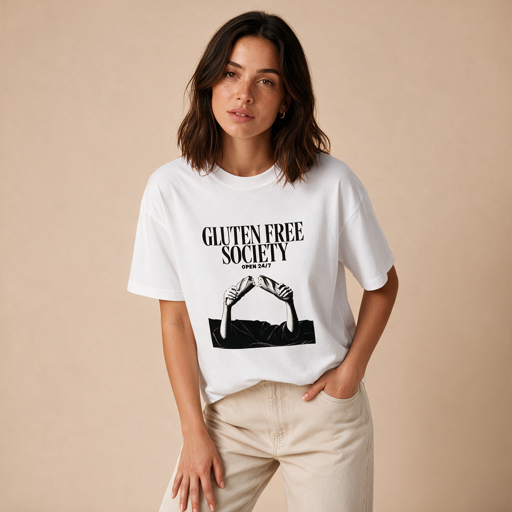 Glutenfree Society – Damen Boxy Fit – Mockup