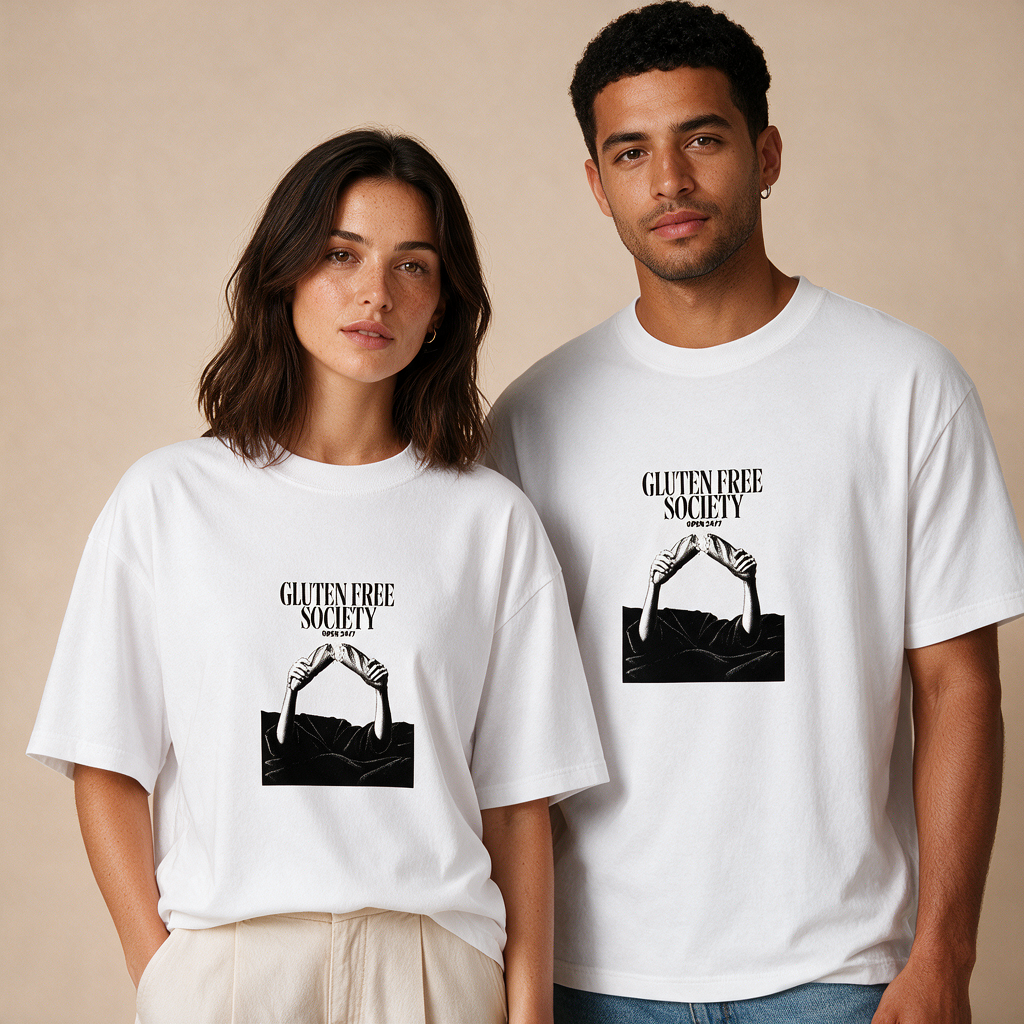 Glutenfree Society – Unisex Oversized – Mockup