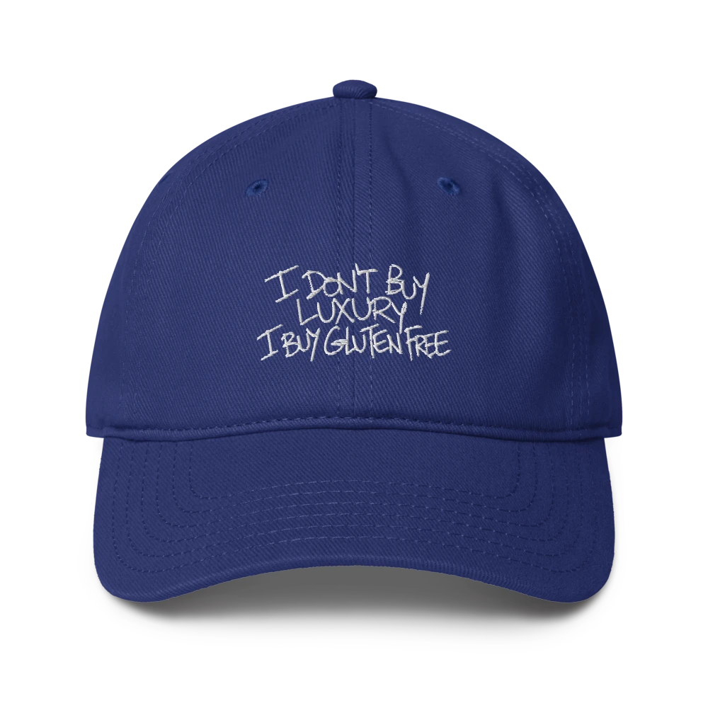 I Buy Glutenfree - Dunkelblau - Cap Front