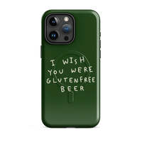 I Wish You Were GF Beer - MagSafe - Grün
