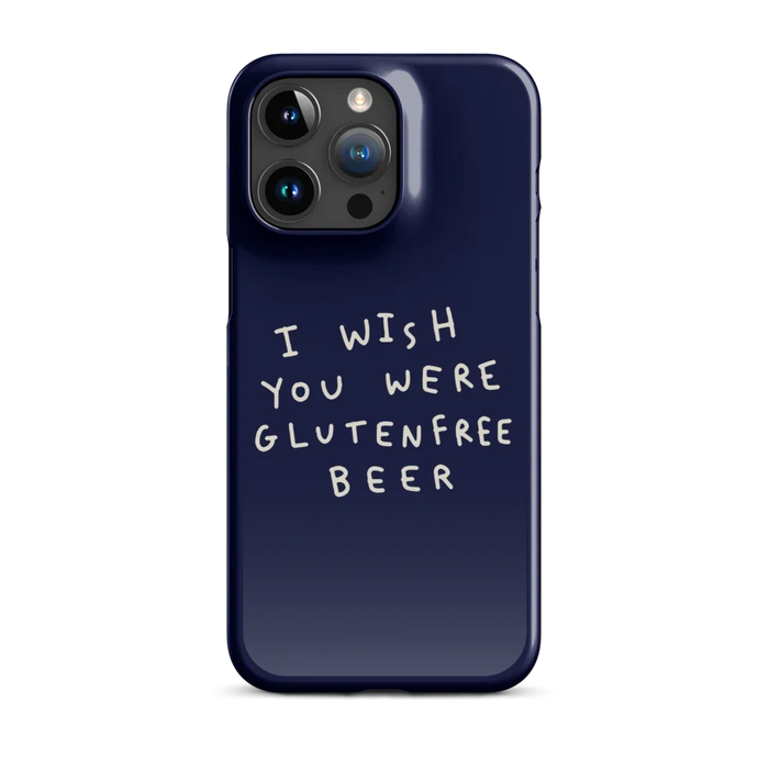 I Wish You Were GF Beer - Slim Case - Blau