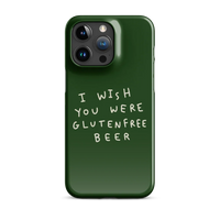 I Wish You Were GF Beer - Slim Case - Grün