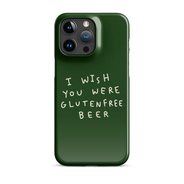 I Wish You Were GF Beer - Slim Case - Grün