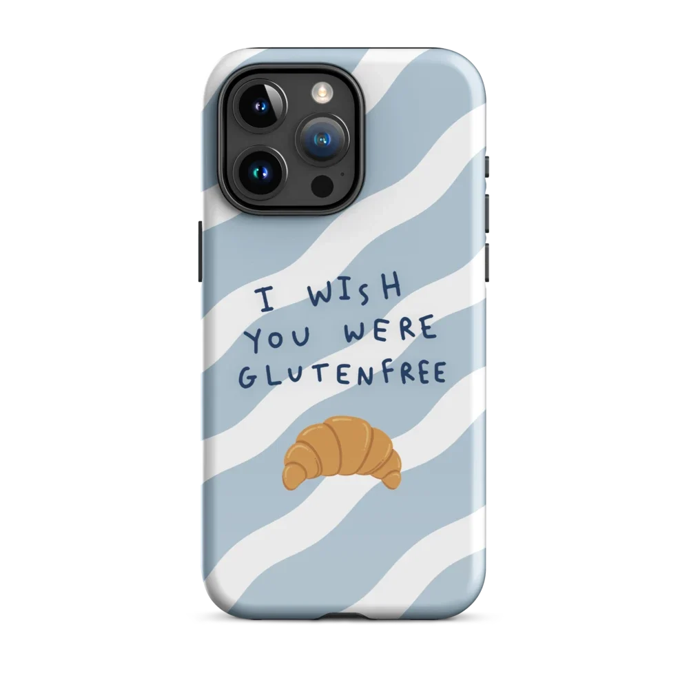 I Wish You Were Glutenfree - Hartschale - Blau