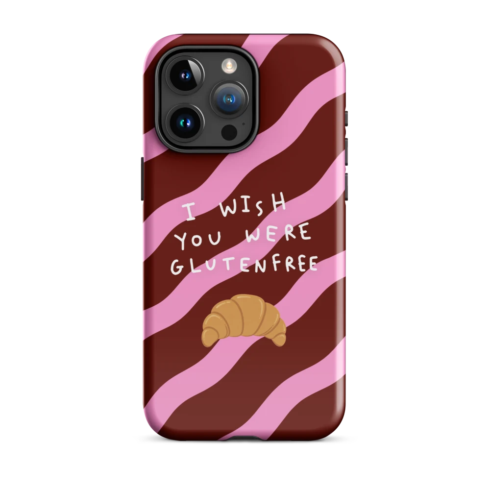 I Wish You Were Glutenfree - Hartschale - Rot