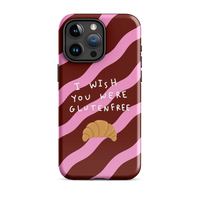 I Wish You Were Glutenfree - Hartschale - Dunkelrot