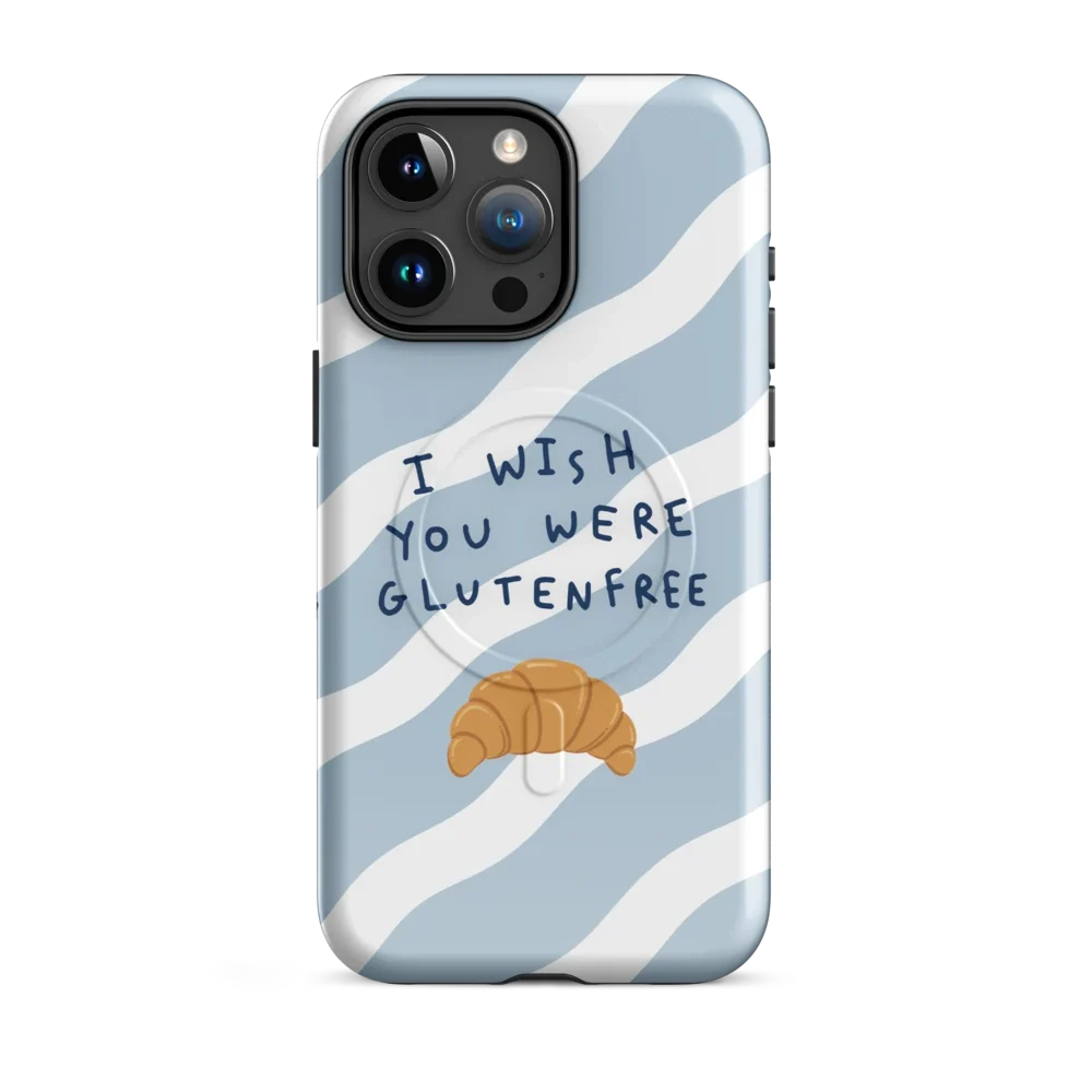 I Wish You Were Glutenfree - MagSafe - Blau