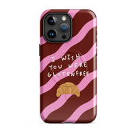 I Wish You Were Glutenfree - MagSafe - Dunkelrot