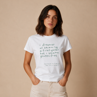 I Became Glutenfree – Damen Baby Tee – Mockup