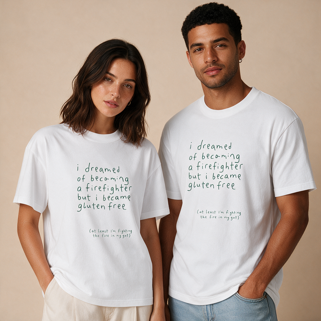 I Became Glutenfree – Unisex Oversized – Mockup