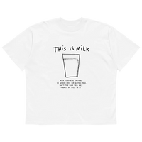 Lactose Is Not Gluten – Unisex Oversized – Front
