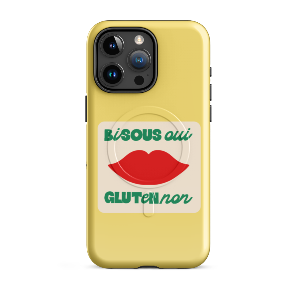 Bisous Oui, Gluten No - MagSafe - Gelb