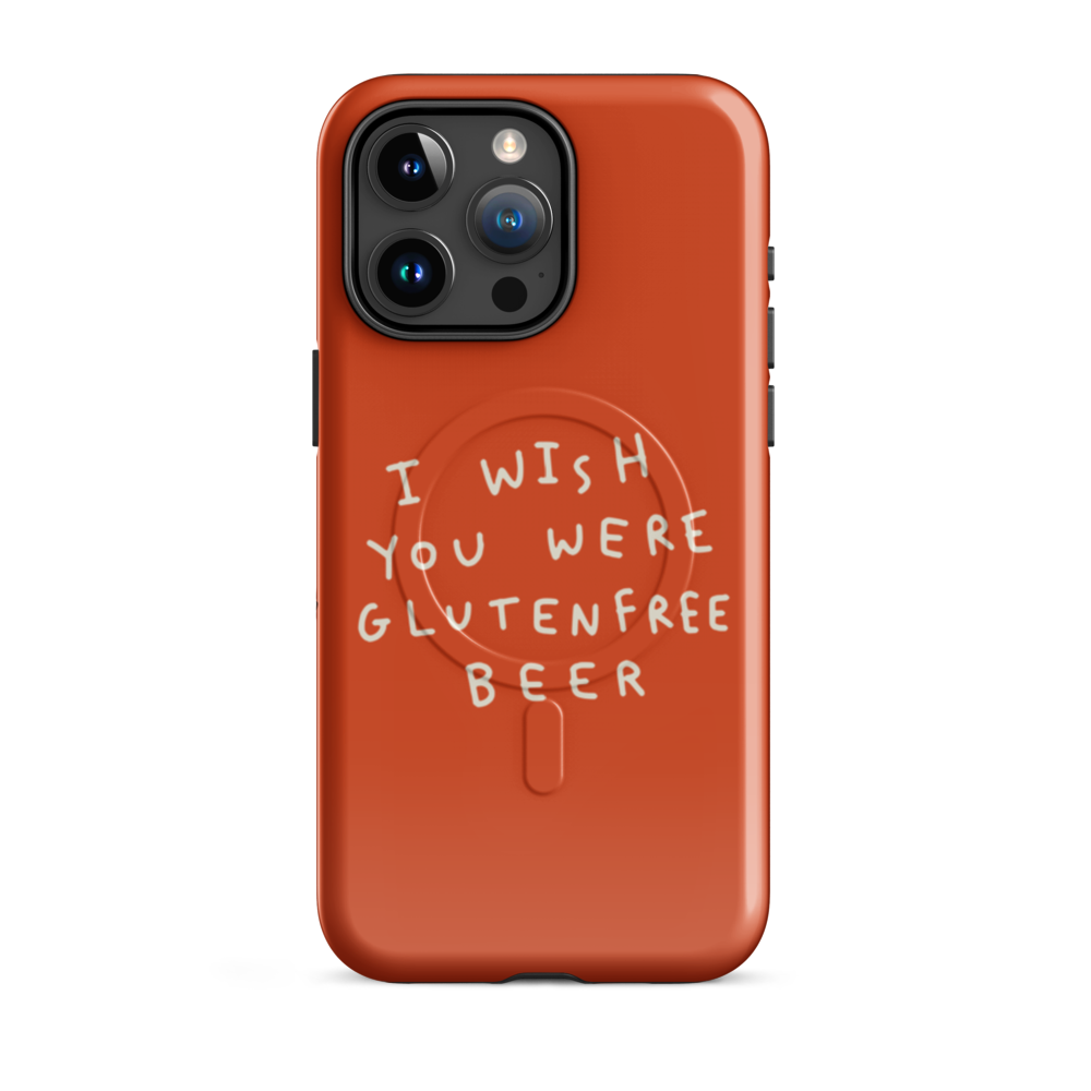 I Wish You Were GF Beer - MagSafe - Rot