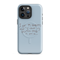 99 Problems, Glutenfree Is One - MagSafe - Blau