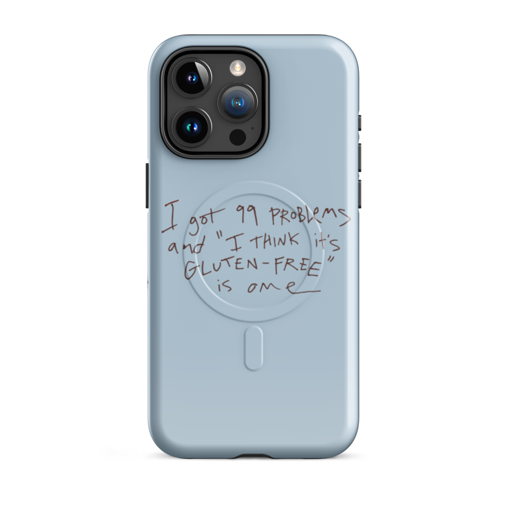 99 Problems, Glutenfree Is One - MagSafe - Blau