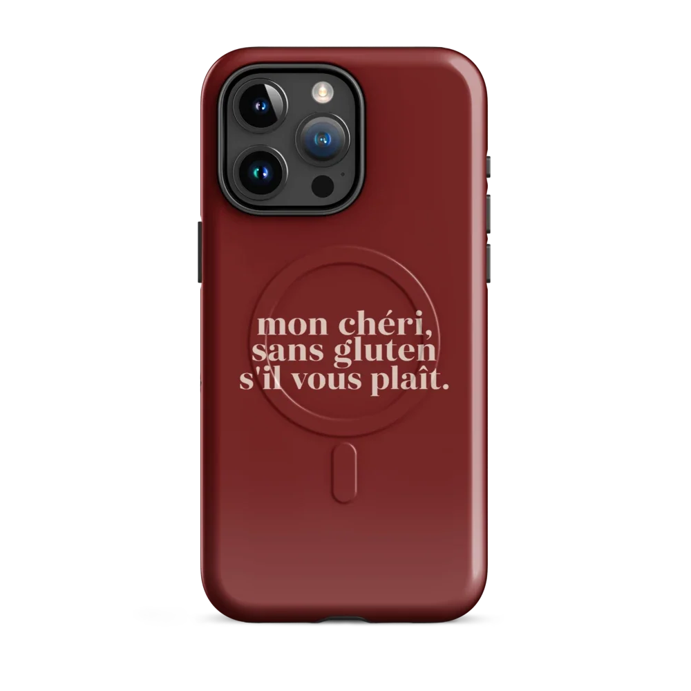 Mon Chéri, Sans Gluten - MagSafe - Dunkelrot
