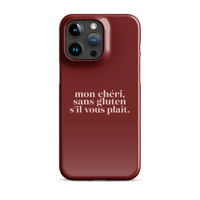Mon Chéri, Sans Gluten - Slim Case - Dunkelrot