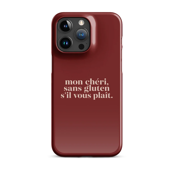 Mon Chéri, Sans Gluten - Slim Case - Dunkelrot