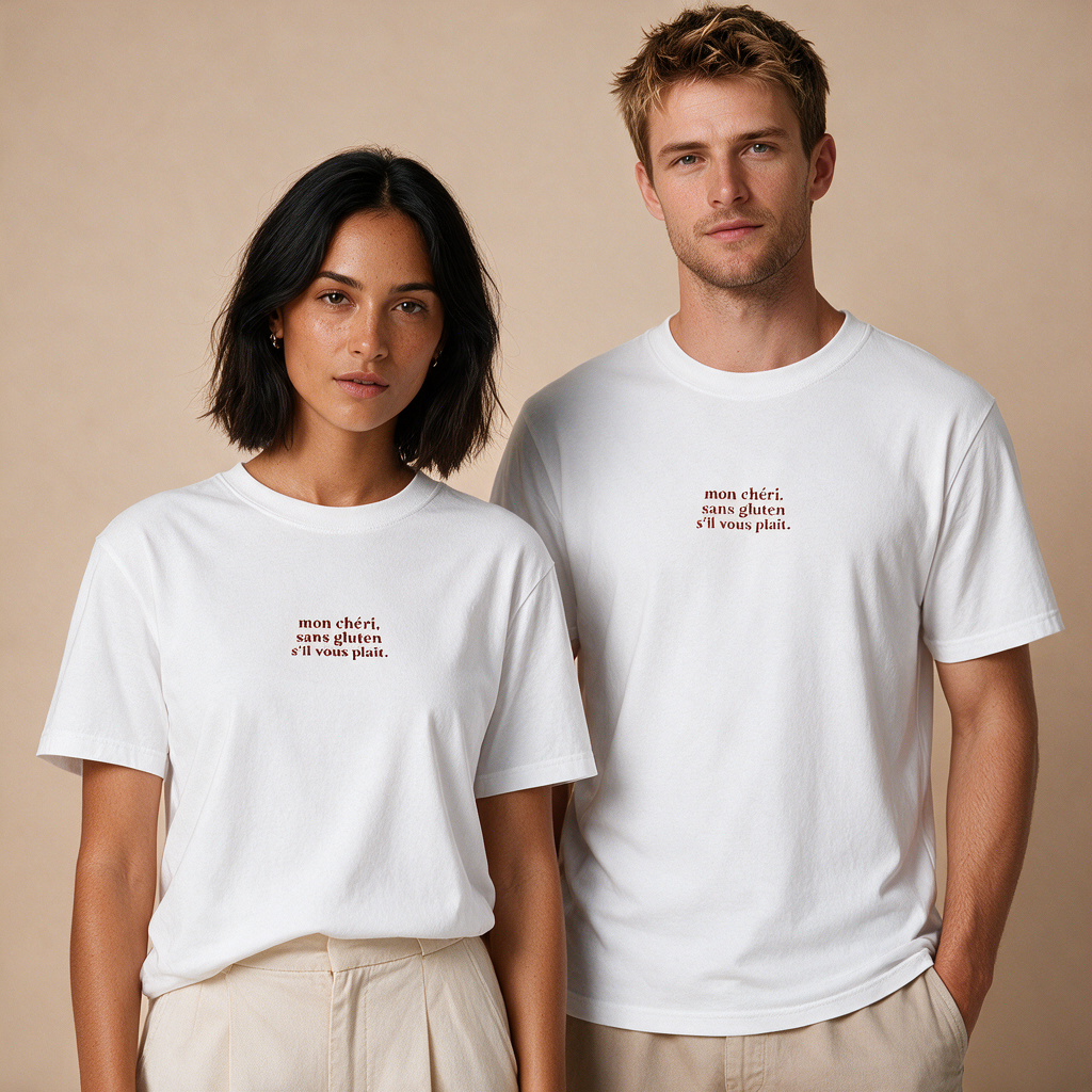 Mon Chéri, Sans Gluten – Unisex Klassisch – Mockup