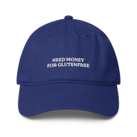 Need Money For Glutenfree - Dunkelblau - Cap Front