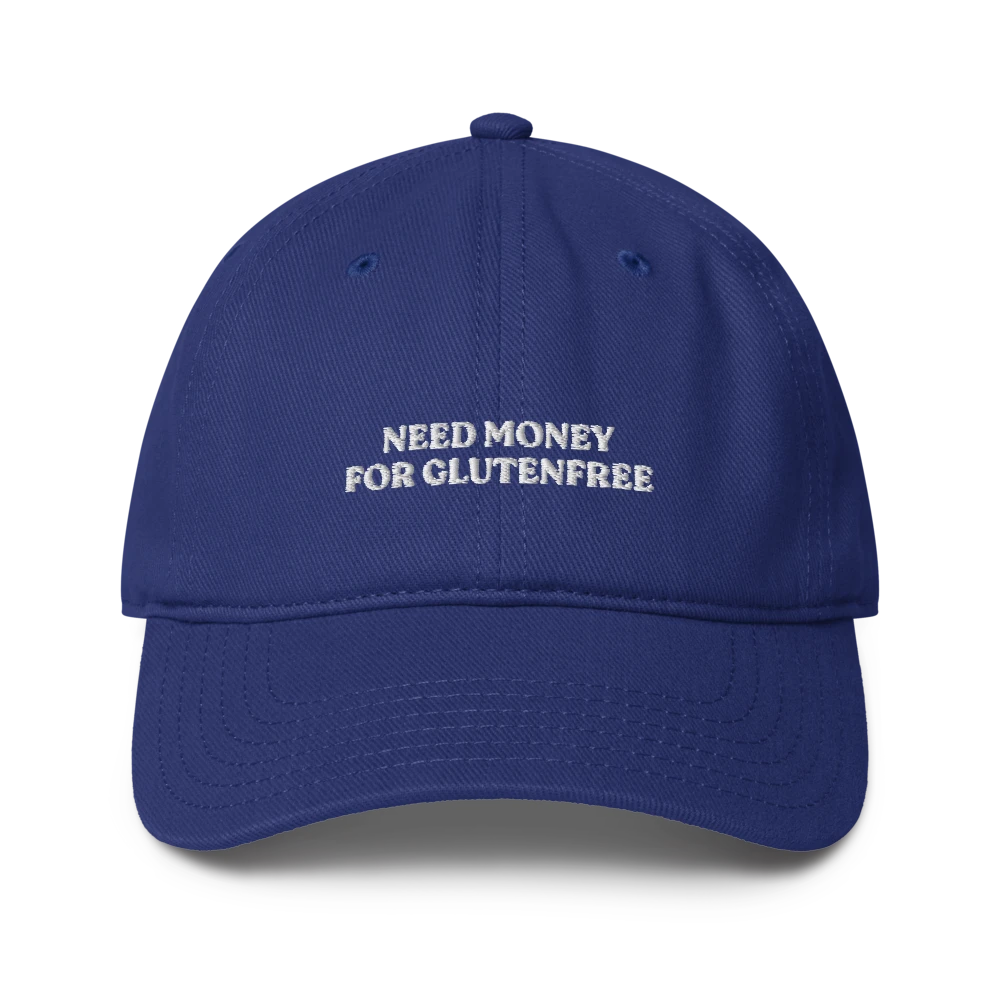 Need Money For Glutenfree - Dunkelblau - Cap Front