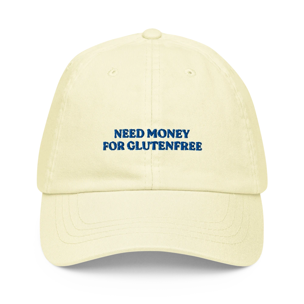 Need Money For Glutenfree - Gelb - Cap Front