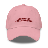 Need Money For Glutenfree - Pink - Cap