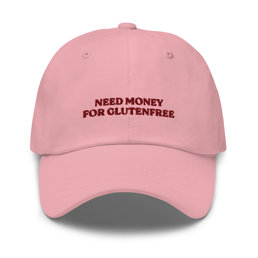 Need Money For Glutenfree - Pink - Cap