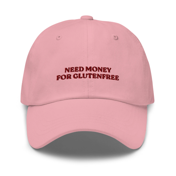 Need Money For Glutenfree - Pink - Cap