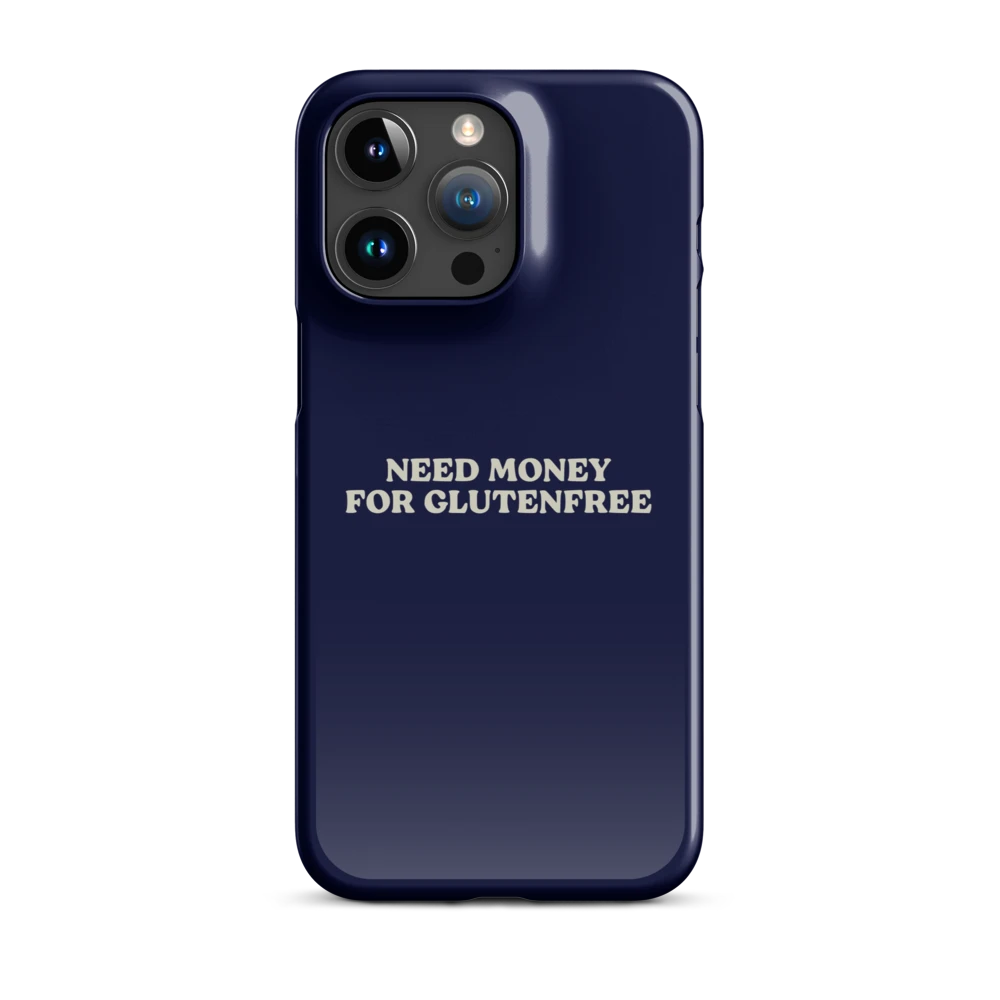 Need Money For Glutenfree - Slim Case - Blau