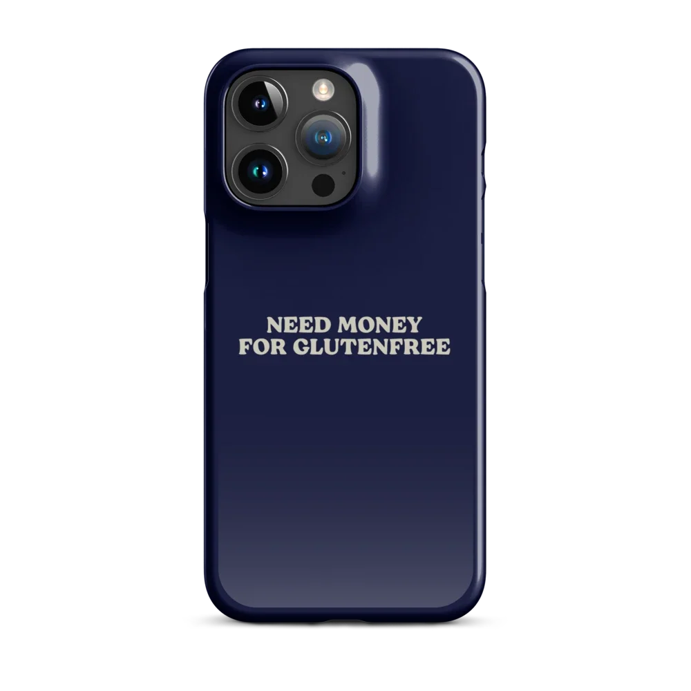 Need Money For Glutenfree - Slim Case - Blau