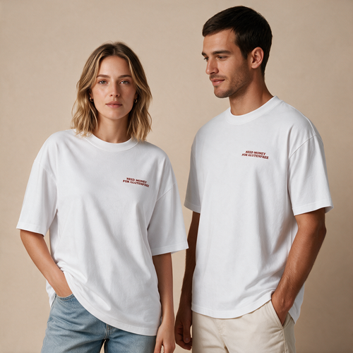 Need Money for Glutenfree - Unisex Oversized - Mockup